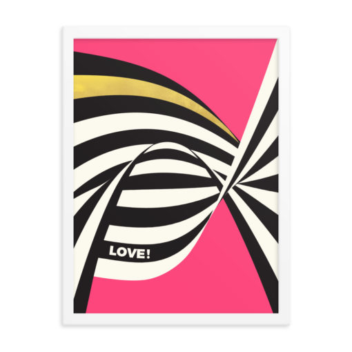 LOVE Framed Poster
