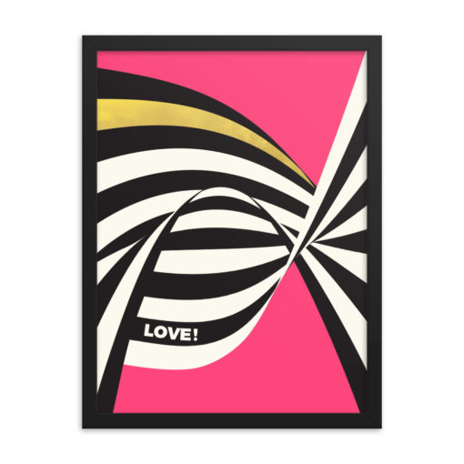 LOVE Framed Poster